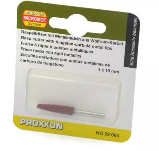 Kovametallinen raspi, Neula 4x19 mm - Proxxon käsilaitteiden varusteet - 29064 - 1