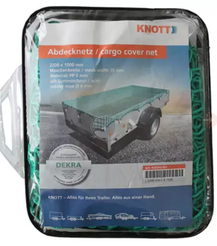 Kuormaverkko Knott 300x200 300/200 35/6mm reunapaula kumia - Kuormansidonta ja sidontaliinat - 1081414 - 1