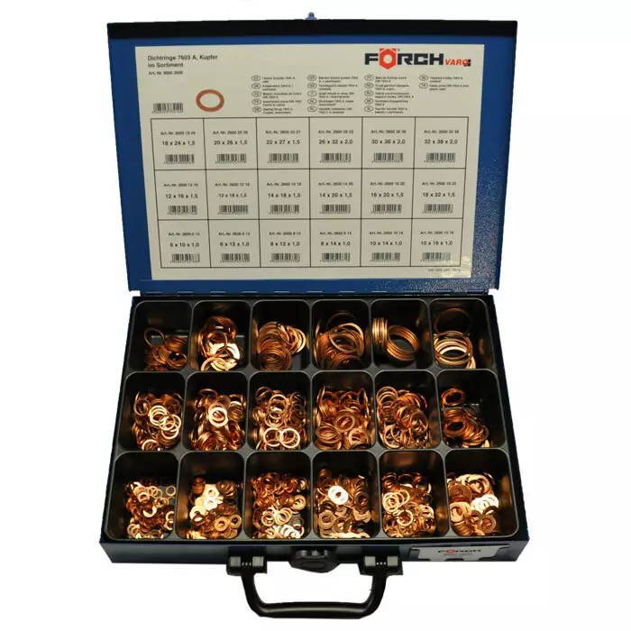 Kuparitiiviste lajitelma DIN760A - Pientarvikevalikoimat - 698-9010034 - 1