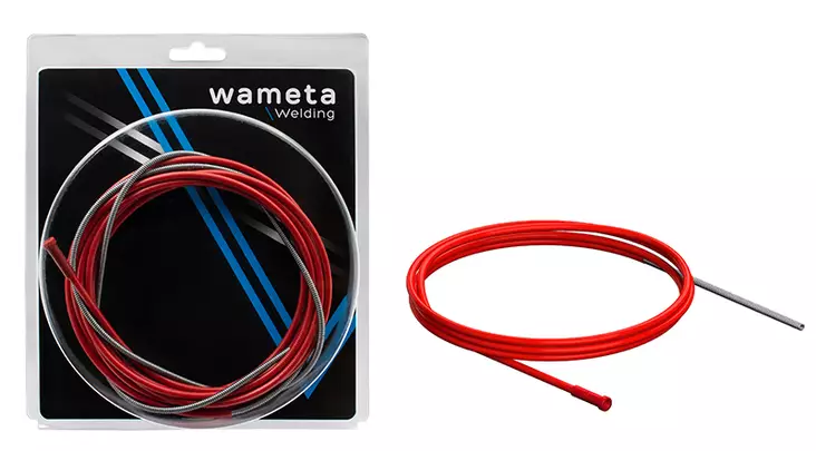 Langanohjain teräs 1,0-1,2 mm 4 m 1 kpl Wameta - MIG/MAG-polttimet ja kulutusosat - WA60864 - 1