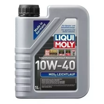 Liqui Moly MoS2 Leichtlauf 10W40 5L - Moottoriöljyt - LQM2184 - 1