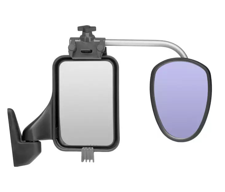 Lisäpeili autoon Luxmax lyhyt varsi ruostumaton teräs suora lasi peilipari - Lisäpeilit vetoautoon - REP3004 - 1