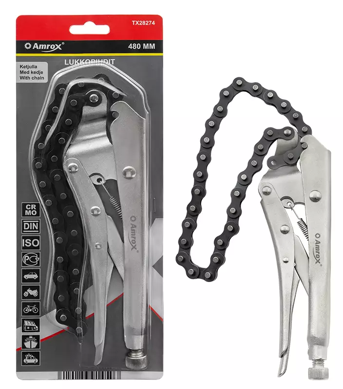 Lukkopihdit Ketjulla 480mm - Lukkopihdit - TX28274 - 1