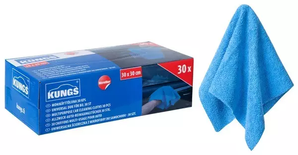 Mikrokuituliina 30x30 cm 30 kpl - Liinat ja rätit - 923-6114 - 1