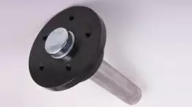 Napa knott 375kg 4x100 kartiolaakerit Knott jarruton napa - Peräkärryn akselistot ja navat - 375KNOJ4 - 1