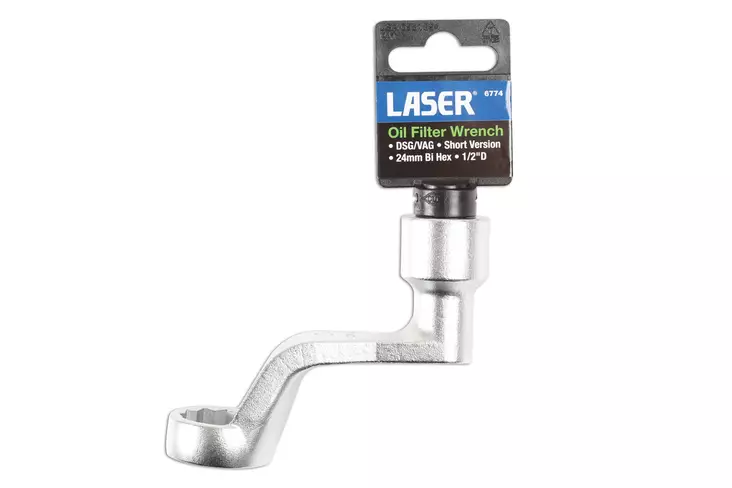 Öljynsuodatinavain DSG 24mm Lyhyt Laser - Suodatinavaimet - 258-6774 - 1