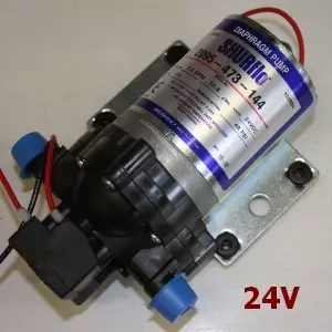 Painevesipumppu Shurflo 24V, 10l/min 2,8 bar - Pumput ja tarvikkeet - 0600704 - 1
