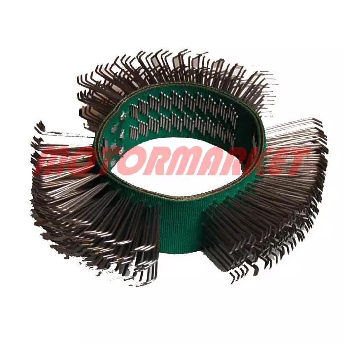 Puhdistusharja taivutettu 23mm 0,7mm karkea - Nailon- ja teräsharjat - 246-153004 - 1