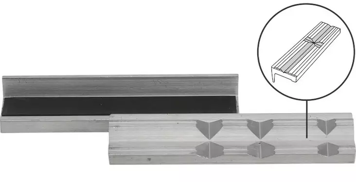 Ruuvipenkin Leukasuojat Alumiini 125 mm - Ruuvipenkit - BGS9284 - 1