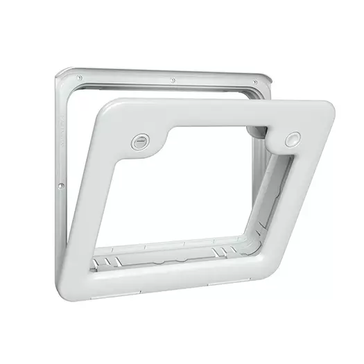 Thetford luukku D3, kehys Fiat Bianco, vaaleanharmaa - Thetford huoltoluukut - 2680584 - 1