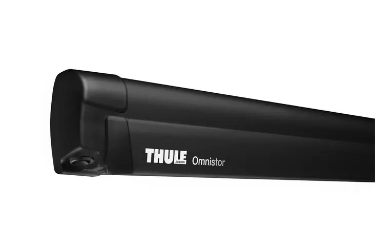 Thule Omnistor 8000 6,00x2,75 m musta seinämarkiisi anthracite kangas harmaa - Kotelomarkiisit seinään Thule - 301674 - 1