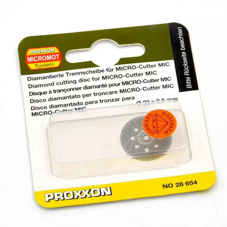 Timanttipinnoitettu laikka MICRO MIC-leikkuriin - Proxxon käsilaitteiden varusteet - 28654 - 1