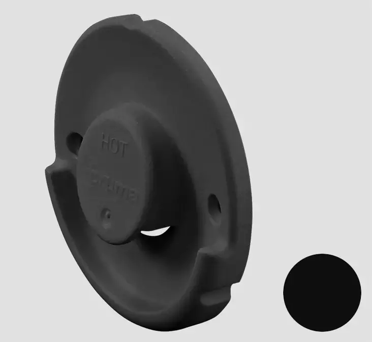 Truma seinäläpiviennin ulko-osa Varioheat E 2400 , WK, musta - Ilmakeskuslämmityksen asennustarvikkeet - 39050-00464 - 1