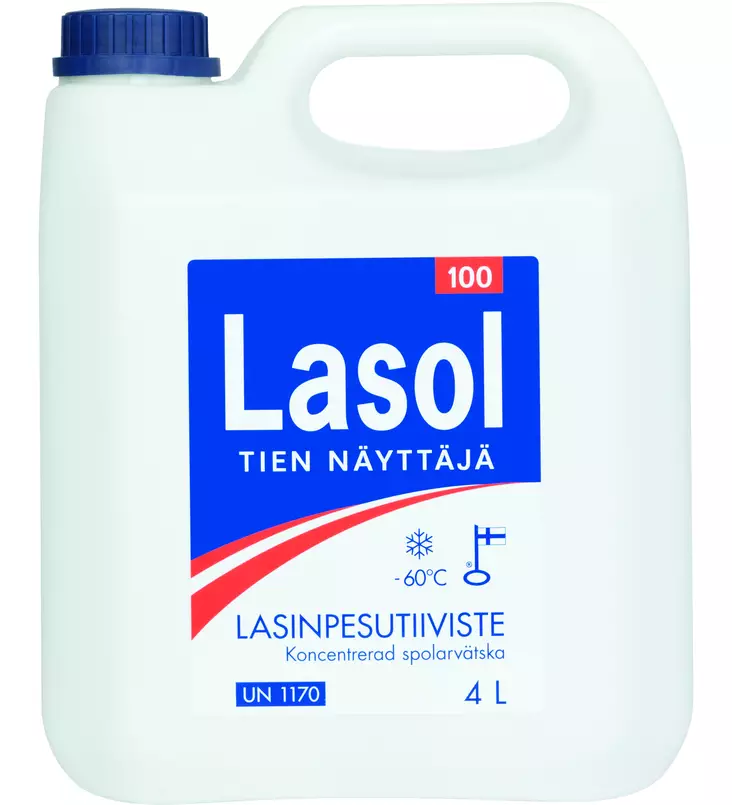 Tuulilasinpesuneste Lasol 100 4ltr - Tuulilasinpesu - 935-51014 - 1