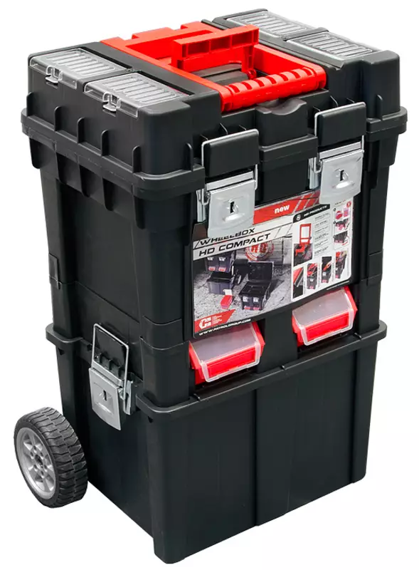 Työkalupakki HD Compact pyörillä vedettävä - Työkalupakit - PTR22474 - 4