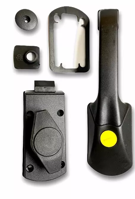 Ulko-oven lukko FF Car-Lock I FF2 / HSC Ilman lukkopesää, asennus vaakasuoraan - Ovien, luukkujen osat - 1400714 - 1