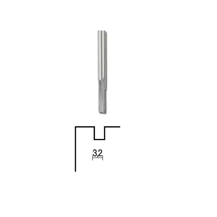 Urajyrsinterä, Ø 3,2 mm - Micromot poraus- ja jyrsintäterät - 29024 - 1