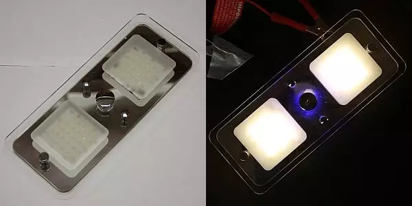 Valaisin LED 12V 2x24V kosketusnäppäin himmennin - LED-sisävalot - 0900104 - 1