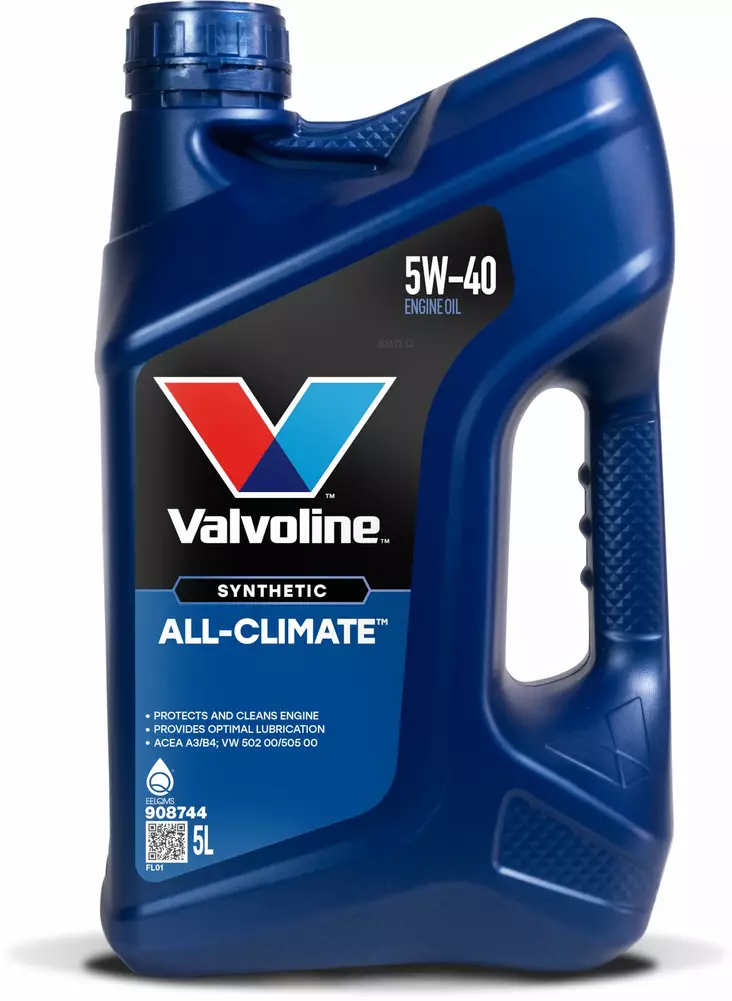 VALVOLINE ALL CLIMATE 5W-40MOOTTORIÖLJY 5L - Moottoriöljyt - 21-908744 - 1