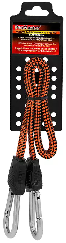 Venyvä taakkanaru punainen 19x750 mm - Köydet, narut ja vaijerit - C5944 - 1