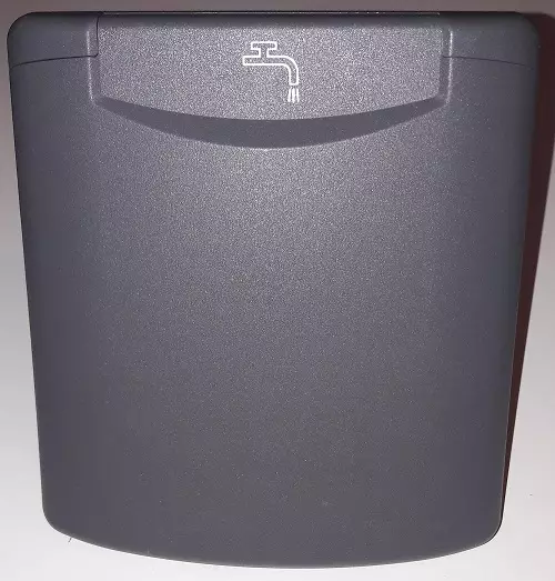 Vesisäiliön läpivienti tummanharmaa magneettikansi NCS 7000N - Muut vesijärjestelmän osat - 0700374 - 1