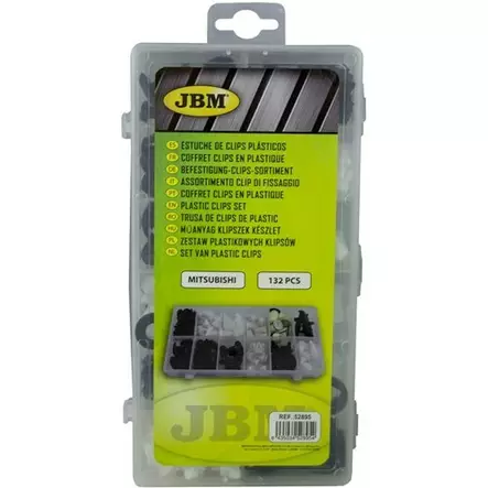 JBM Mitsubishi Korkikiinnikelajitelma 132-osaa - Korikiinnikkeet - 50-52895 - 2