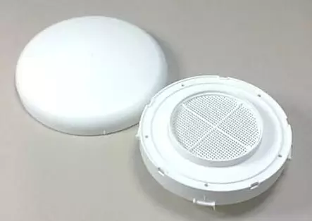 Kattoventtiili ilmanvaihtoon, valkoinen - Asuntoauton ja -vaunun koriosat - 2432010095 - 1