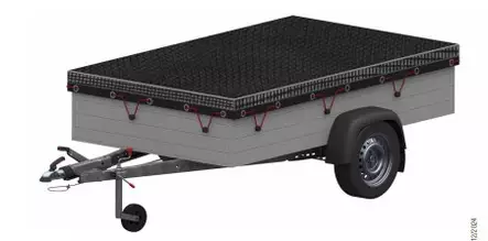 Kuormaverkko 6300x2400 Tiheä - Kuormansidonta ja sidontaliinat - 1497255 - 1