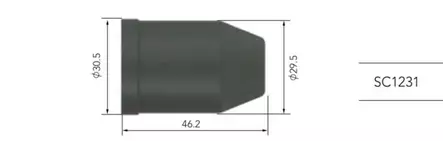 PLASMA SUOJAKUPU P120 1 KPL - Plasmaleikkurien kulutusosat - WA66095 - 1