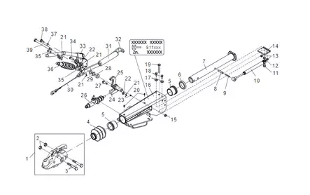 Työntöjarru 2,8vb/1 2500-3500 Vetopää 2,8vb/1 2500-3500 - Vetopää ja -koukku tarvikkeet - 1251555 - 2
