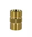 Clen kaksoisnippa M22x1,5 messinki - Clen painepesuriliittimet - CLT90045 - 1