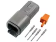 Deutsch DTM Liitin / Pistoke 4-pin. Uros 0.5mm² - Deutsch-liittimet - 1605-N8K075 - 1