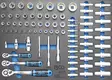 Hylsytyökalut 1/4", 3/8" ja TT - Työkalumoduulit työkaluvaunuihin - BGS4015 - 1