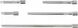 JBM 1/4" JATKOVARSISARJA WOBBLE 50-227MM 5 OSAA - Hylsysarjat - 50-51805 - 2