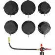 JBM turbon painetestaussarja Ø105-130mm rk - Muut moottorityökalut - 50-55095 - 2