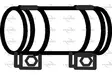 Liitosholkki ID65x125 mm - Liitosholkit ja kiristimet - FEN-P8765 - 1