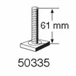 Thule ruuvi M6X61 - Polkupyörätelineiden tarvikkeet - TH50335 - 1