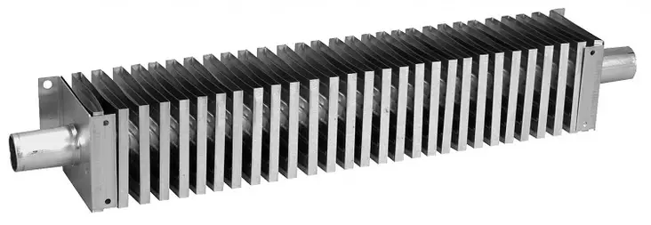 Alde ripapatteri 400 mm, putki 22 mm teho 440 W/m, 60x60 mm, kiinnikkeet - Nestekeskuslämmitysjärjestelmän osat - 1900385 - 1