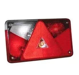 Aspöck Multipoint 5 vasen 8 nap 12V takavalo ilman rek - Peräkärryn takavalot - 0900785 - 1