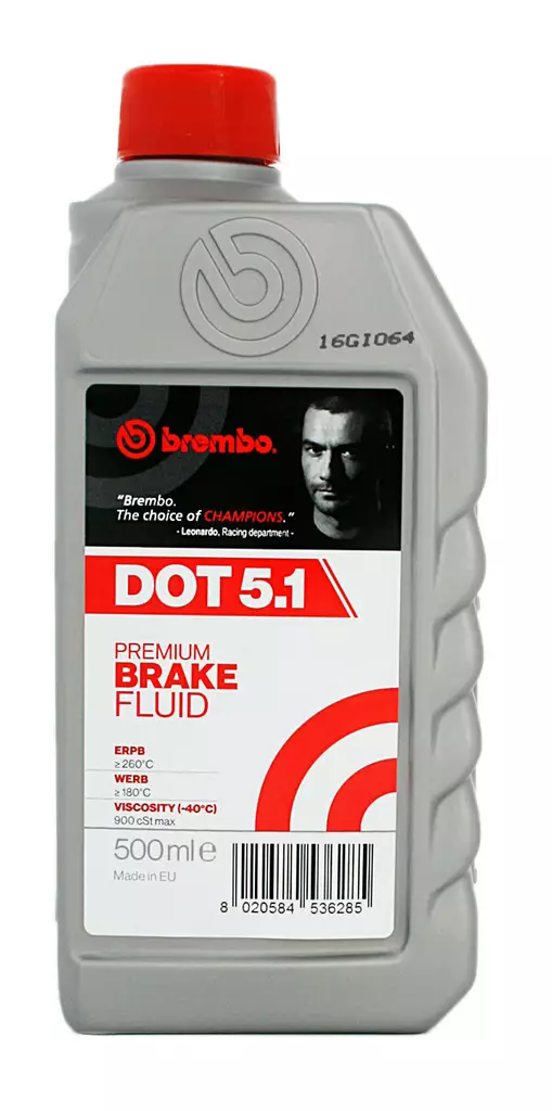 Brembo Premium Jarruneste DOT5.1 500 ml - Jarrunesteet - L05005 - 1
