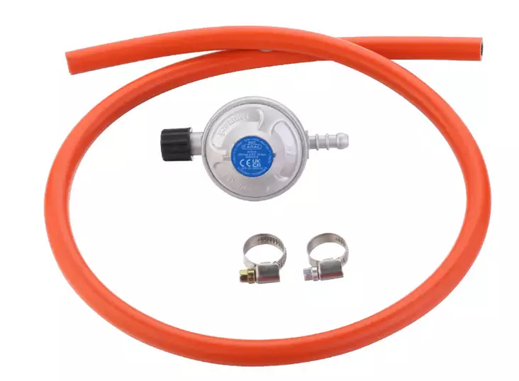 Cadac painesäädin ja letku CG 30mbar 0,85m - CADAC-tuotteet, kaasugrillit ja -liedet - 8515 - 1