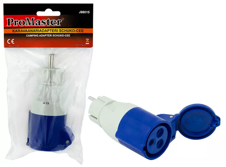 CEE-Schuko adapteri - CEE tarvikkeet ja johdot - J80015 - 2