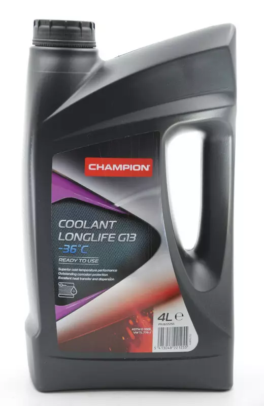 Champion Coolant -36°C Longlife G13 4L Jäähdytinneste - Jäähdytinnesteet - 8221255 - 1