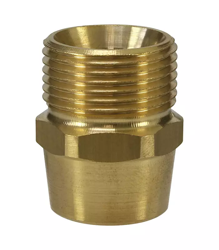 Clen kaksoisnippa M22x1,5U - 1/4"S messinki - Clen painepesuriliittimet - CLT90005 - 1