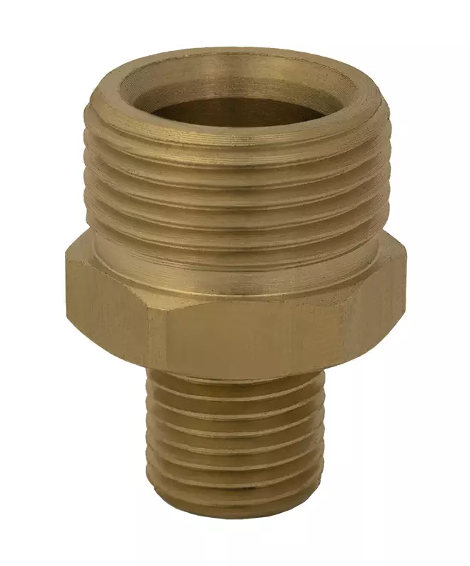 Clen kaksoisnippa M22x1,5U - 1/4"U messinki - Clen painepesuriliittimet - CLT90015 - 1