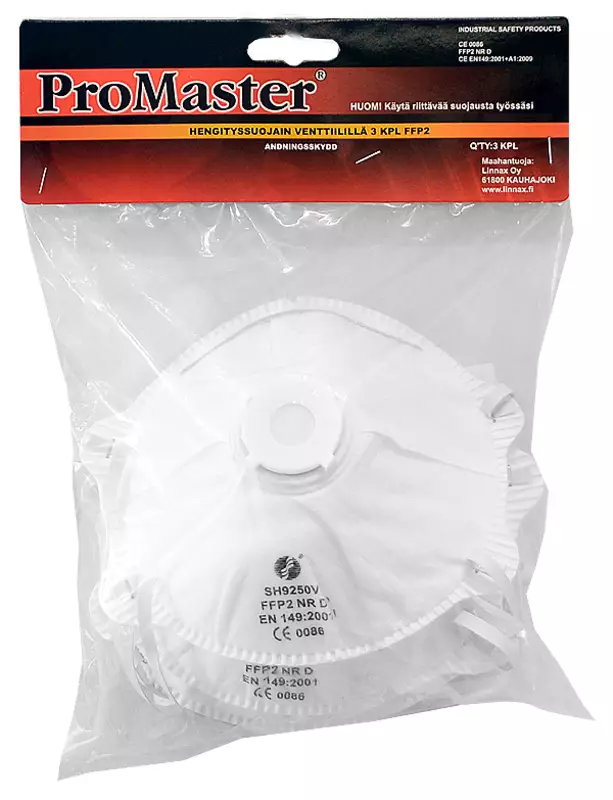 Hengityssuojain 3 kpl FFP2 - Hengityssuojaimet - QT1205 - 2