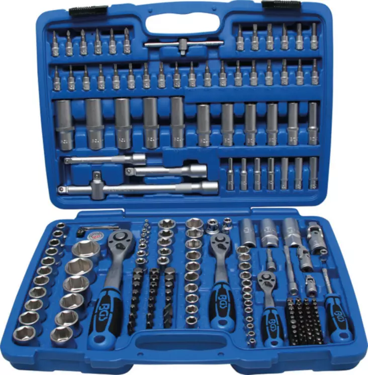 Hylsysarja Tuumakoot 192-osaa BGS 1/2", 3/8" - Hylsysarjat - BGS2245 - 1