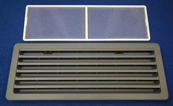 Jääkaapin ritilä ei verkkoa Thetford tummanharmaa 62407825 483x185,5mm aukko 451x156 - Jääkaapit ja tarvikkeet Thetford - 62445425 - 1