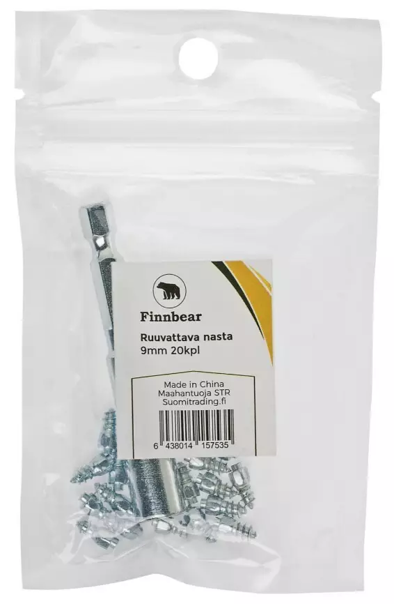 Jäänasta 9mm 20 kpl Finnbear - Liikkeellelähtöketjut - 101807835 - 1