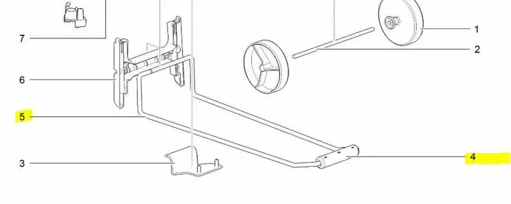 Jätesäiliön kuljetuskahva C220 - Kaikki Thetford kasettivessojen varaosat - 20096585 - 1